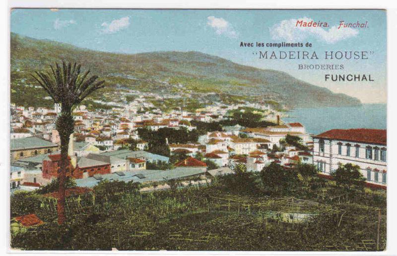 Panorama Funchal Madeira Portugal postcard