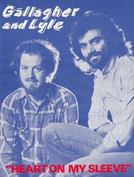Heart On My Sleeve Gallagher & Lyle 1970s Sheet Music