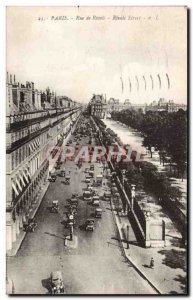 Paris - 1 - Rue du Rivoli Old Postcard