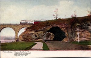 Philadelphia The East River Drive Tunnel Pennsylvania Vintage Postcard C036