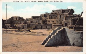 Postcard Indian Village at Balboa Park in San Diego, California~128689