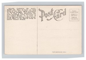 St. Paul Minn. Minnesota State Capitol Postcard