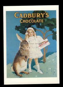 ad3935 - Cadbury's Chocolate - King Georges Bar & Bunny - Modern Advert postcard