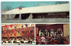 Postcard AL Anniston Battle House Cafeteria Multiview R09