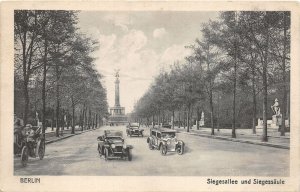 br107166 slegesallee und siegessule berlin germany bus autobus car auto mercedes