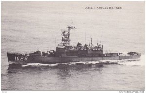 Warship, U. S. S. Hartley DE-1029, U. S. Atlantic Fleet Homeported at Newport...
