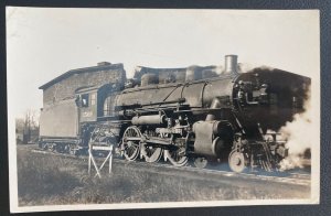 Mint USA Real Picture Postcard RR Chicago North Western 1944 Locomotive