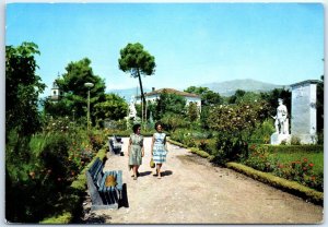 Postcard - Public gardens - Ioannina, Greece