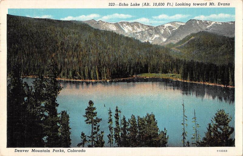 BR102964 denver mountain parks colorado echo lake   usa