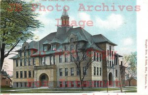 8 Postcards, Waterloo Iowa, High School Scenes