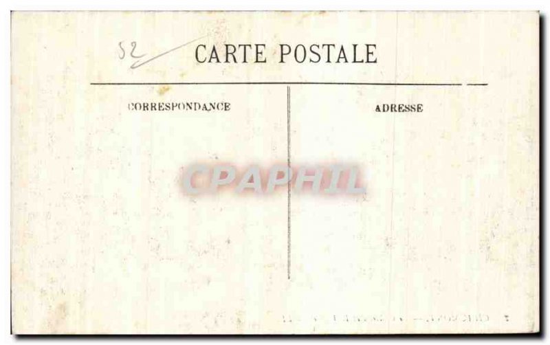 Old Postcard Chaumont Chateau and Vallee