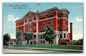 Mercy Hospital Cedar Rapids Iowa IA UNP DB Postcard U21