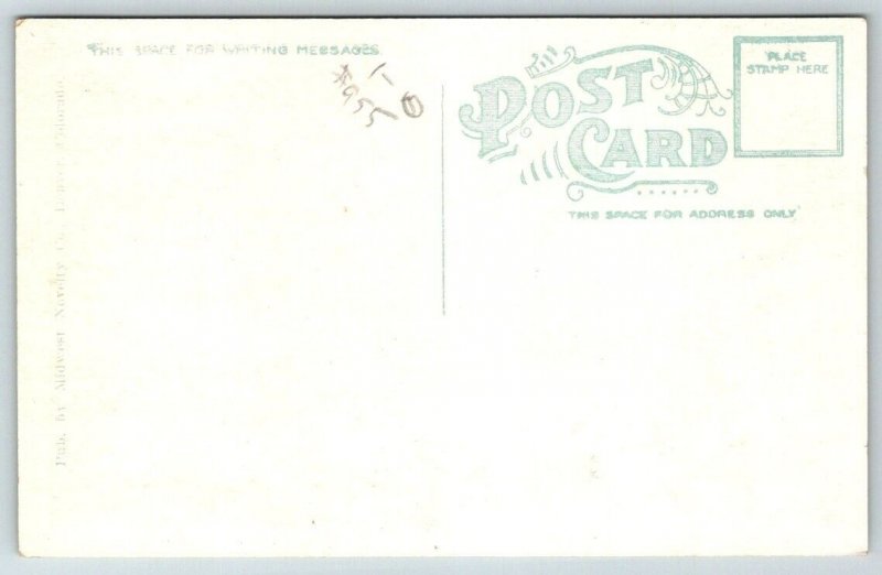 Denver  Colorado  Municipal Parade  Postcard