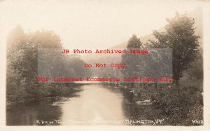 VT, Arlington, Vermont, RPPC, Battenkill River, Photo No 12