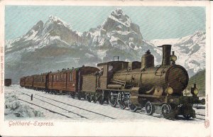 Steam Locomotive, Gotthard Express, Switzerland, Alps, 1907, Alpine, Schweiz CH