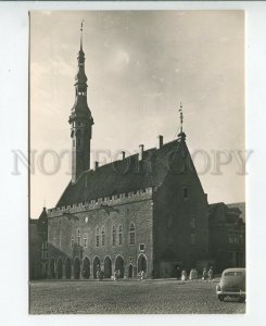 457823 USSR 1964 year Estonia Tallinn town hall old postcard