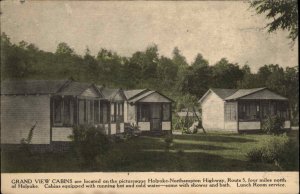 Holyoke Northampton MA Area Grand View Cabins c1915 Postcard