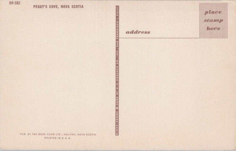 Canada Peggy's Cove Nova Scotia Chrome Postcard 09.25