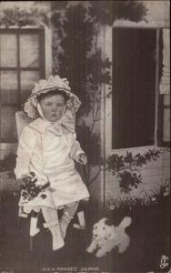 HRH H.R.H Prinses Princess Juliana as Little Girl Netherlands c1910 Postcard