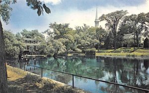 The Mill & Pond Sandwich, Massachusetts Postcard