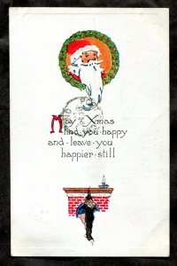 dc764 - Christmas SANTA CLAUS 1916 Postcard