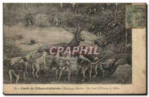 Old Postcard Foret De Villers Cotterets Crew Menier Bat L & # 39Eau A L & # 3...