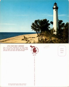 Little Point Sable Lighthouse, Great Lakes (23909