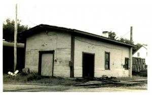 ME - Fryeburg. Railyard Shed  ca. 1980 *REAL PHOTO (5 X 8). Not a Postcard