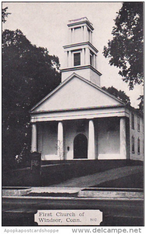Connecticut Windsor First Church Of Windsor Dexter Press