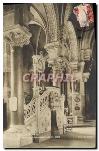 Old Postcard Louvesc Interior Basilica The Chair