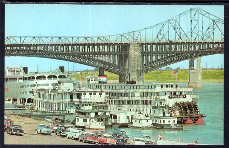 Steamboats,Mississippi Levee,St Louis,MO