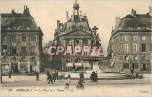 Postcard Old Bordeaux Place de la Bourse