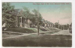 Erie Street Missouri Valley Iowa 1910c postcard