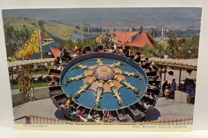 Circus Wheel at Magic Mountain Valencia CA Continental Postcard