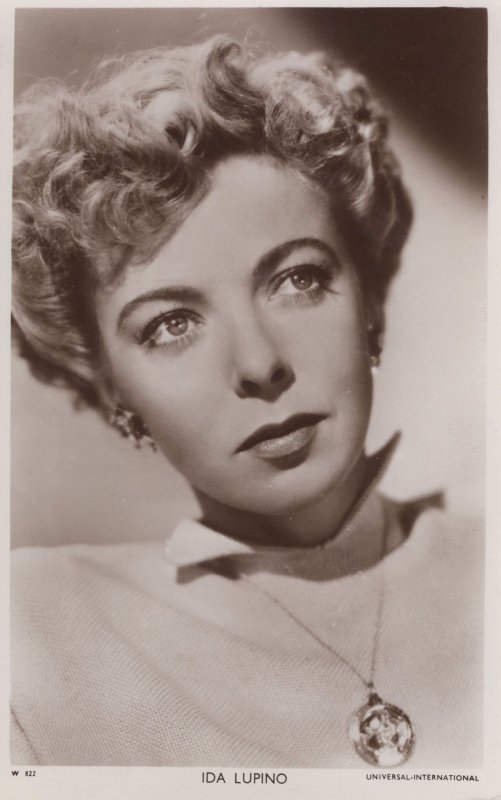 Ida Lupino Picturegoer Real Photo PB Old Actress Postcard