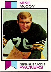 1973 Topps Football Card Mike McCoy Green Bay Packers sk2482