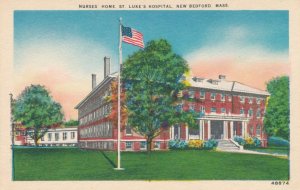 New Bedford MA, Massachusetts - Nurses Home at St Luke's Hospital - Linen