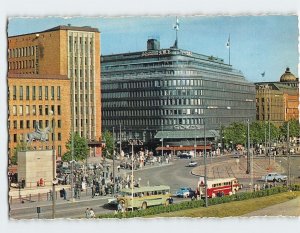 Postcard The General Post Office and Sokos, Helsinki, Finland