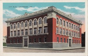 Postcard City Bldg Logansport IN