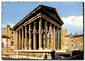 Vienna Modern Postcard On The Rhone Roman Temple & # 39Auguste and Livia