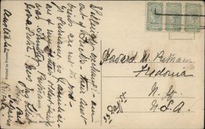 Bush Track Olinda Victoria COVER STAMPS 3 Half Penny Victoria Stamps Cancel