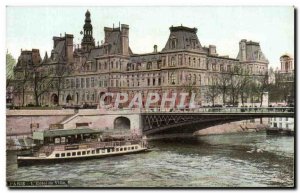 Old Postcard Paris L & # 39Hotel The Town Peniche