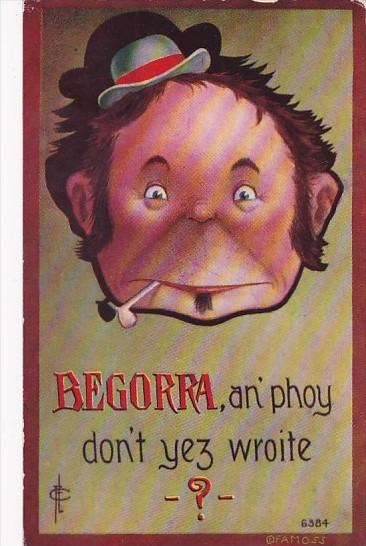 Cavally Reminder Series Begorra an'Phoy Don't Yez Wroite 1910