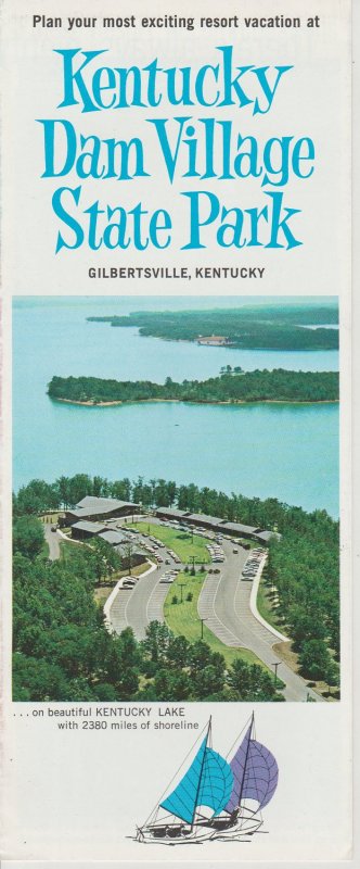 Vintage 1960s? Brochure Kentucky Dam Village State Resort Park ...