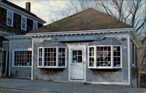 WELLFLEET MASS MA AIM Thrift Shop Vintage Postcard