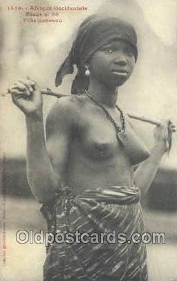 Fille Soussou African Nude Unused 