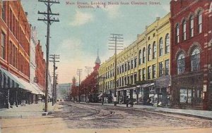 New York Oneonta Main Street Looking North From Chestnut Street 1911