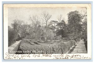 C. 1907 The Maze England Hampton Court Palace Postcard P213E