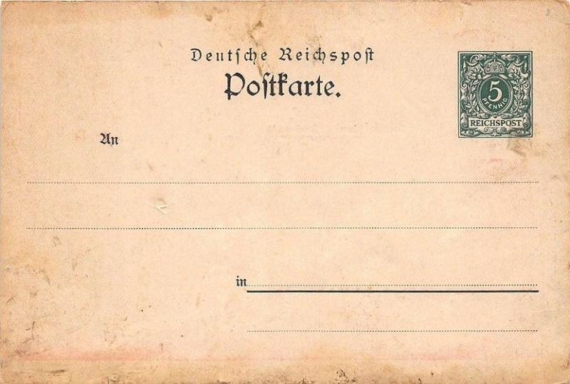 Cassel Germany External view of the Festive halls 1899 Pioneer Postal Card