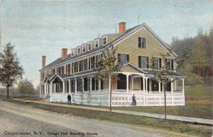 COOPERSTOWN NEW YORK~OTSEGO HALL BOARDING OR TEMPLETON LODGE POSTCARD 1910s